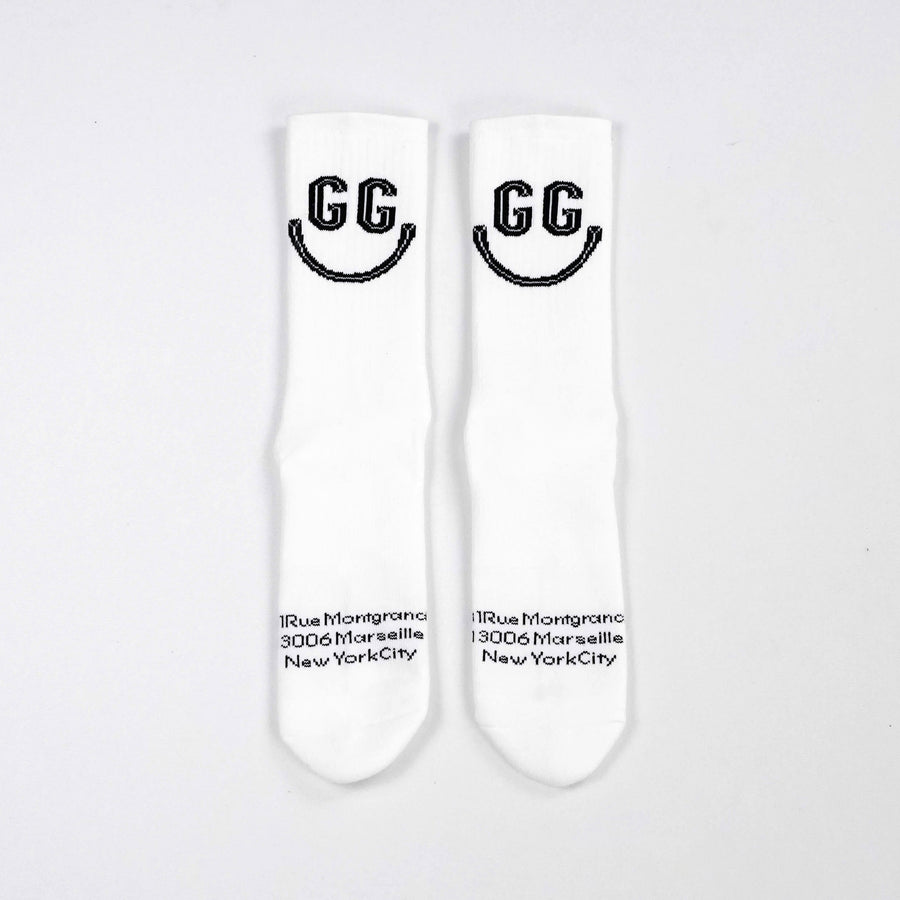Goudron Marseille Organic Smile Sock - White