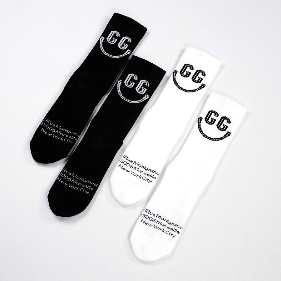 Goudron Marseille Organic Smile Sock - Black