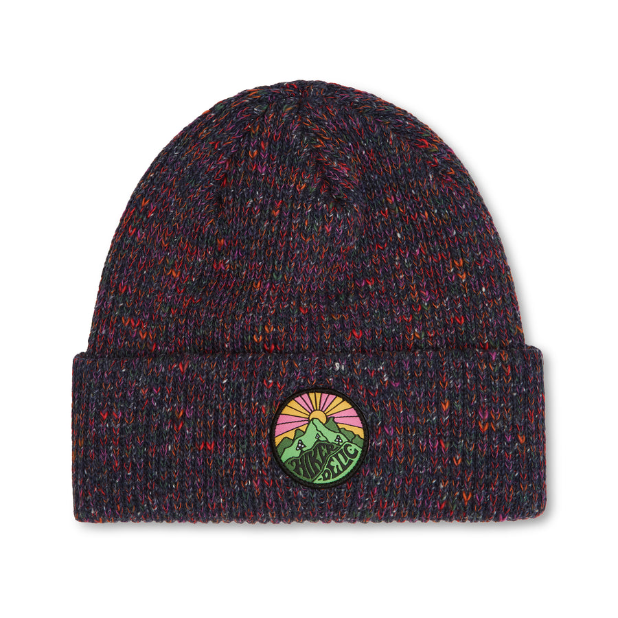 Hikerdelic Recycled Melange Ribbed Beanie