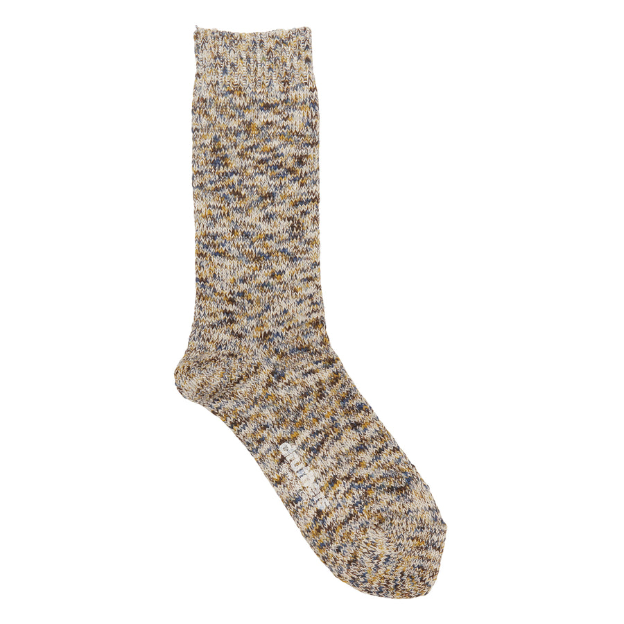 Recycled & Organic Cotton Tie Dye Yarn Crew Sock