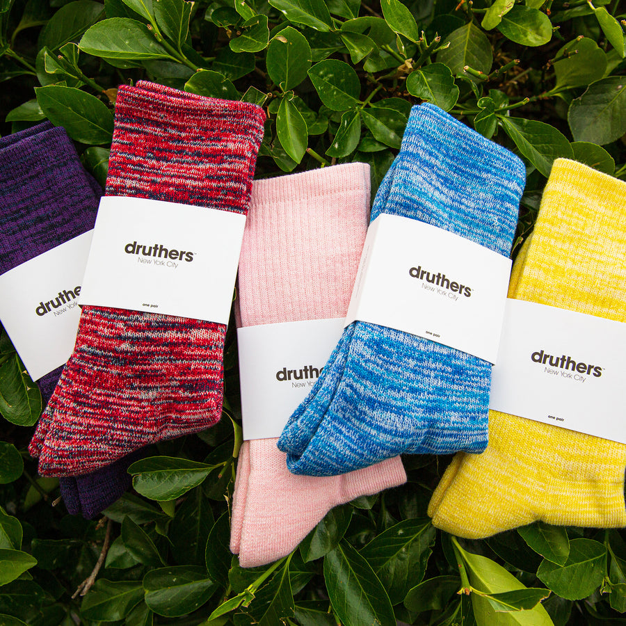 Organic Cotton Everyday Melange Crew Sock