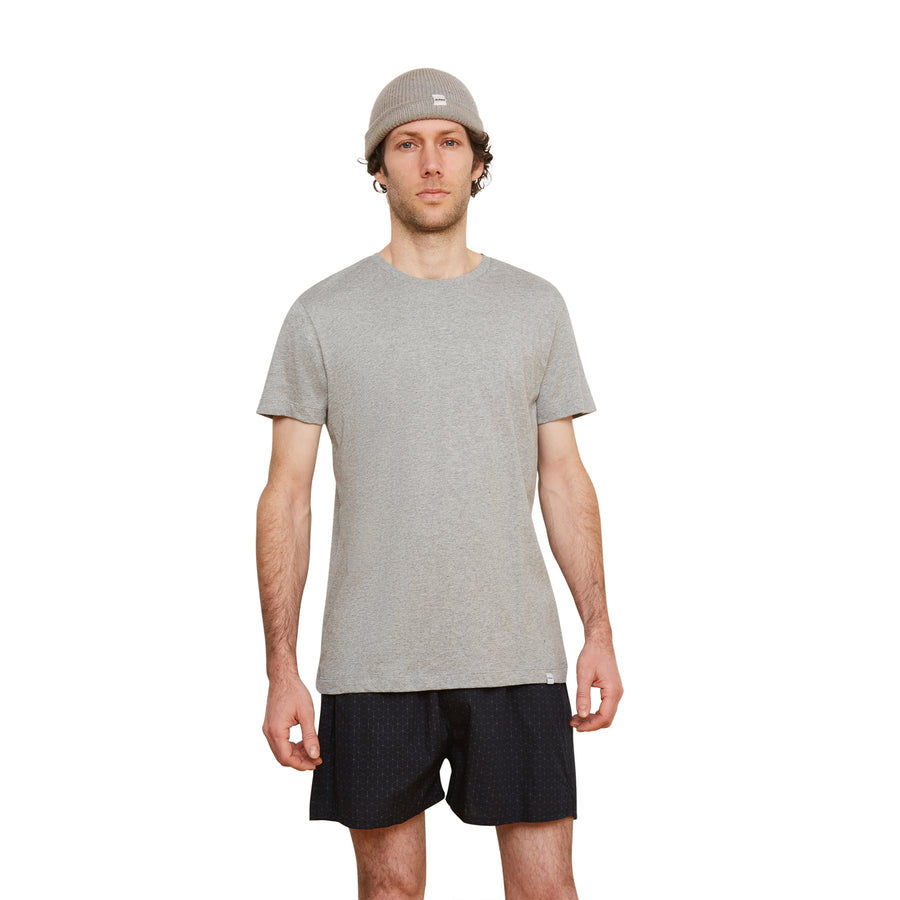 Certified Organic Cotton T-Shirt - Grey Heather