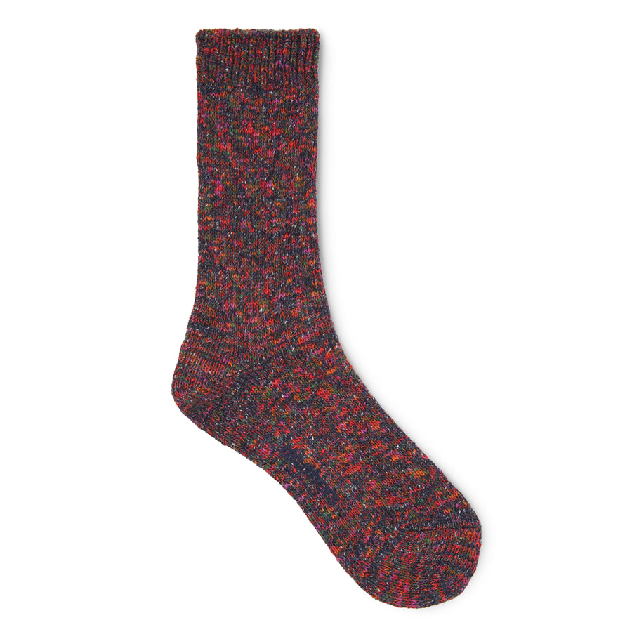 Hikerdelic Recycled Melange Crew Sock - Navy