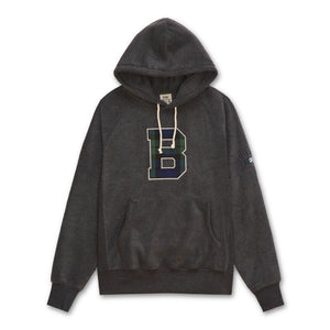 Bodega Polar Fleece Hooded Sweatshirt - Charcoal