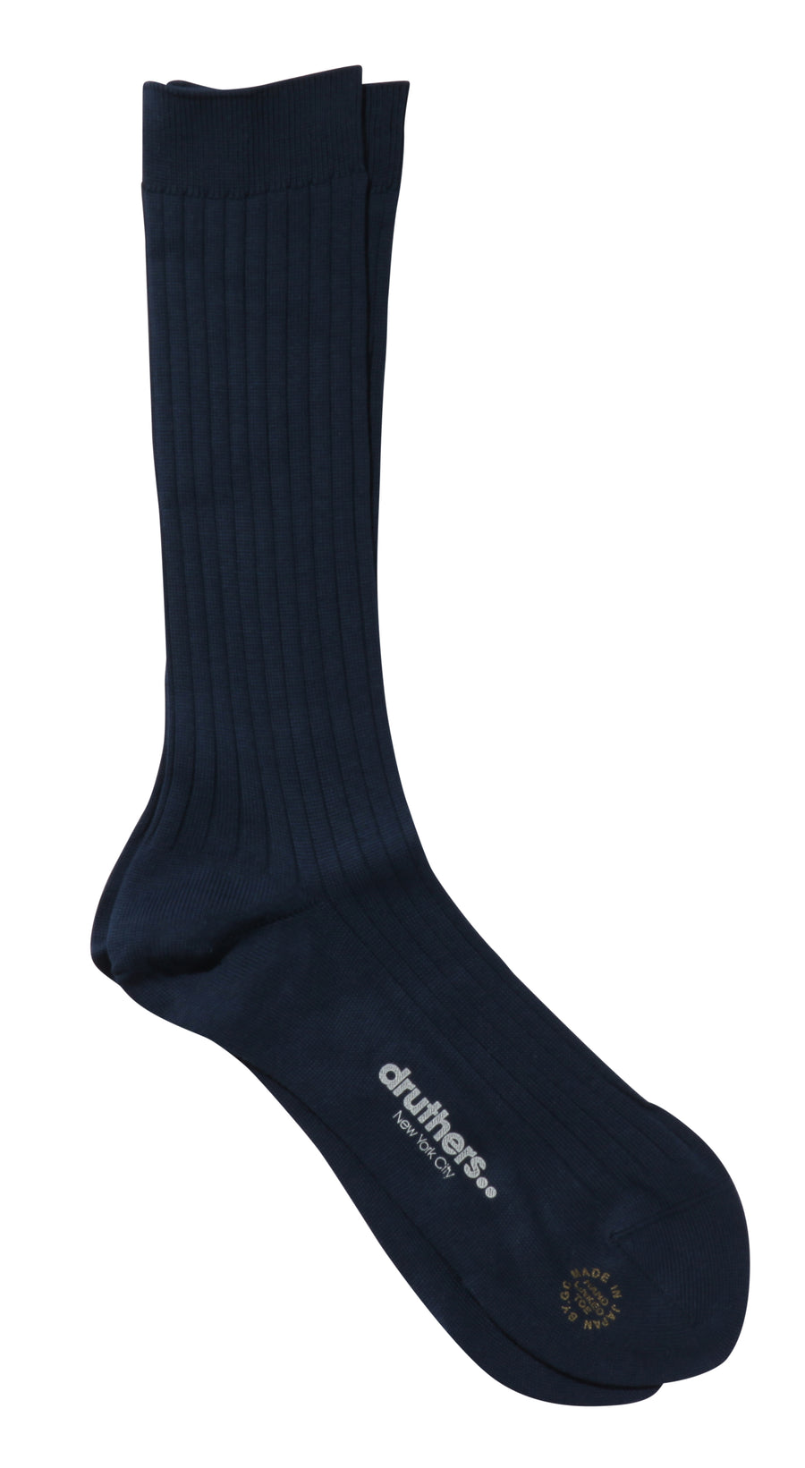Giza Cotton Dress Sock - Navy