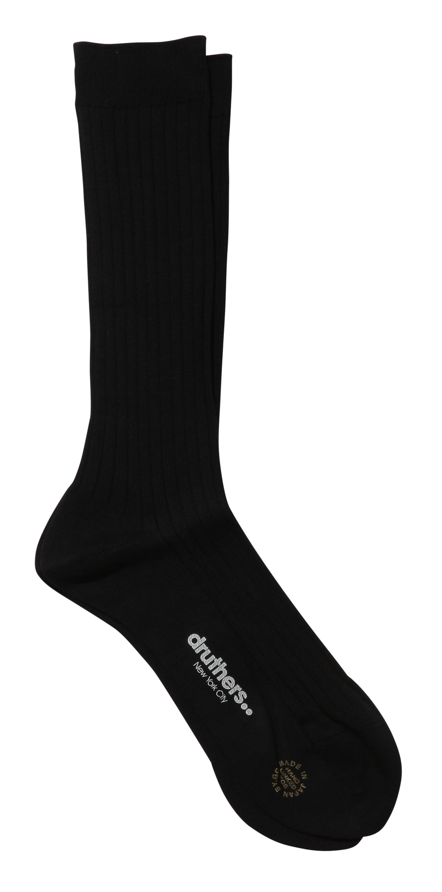 Giza Cotton Dress Sock - Black