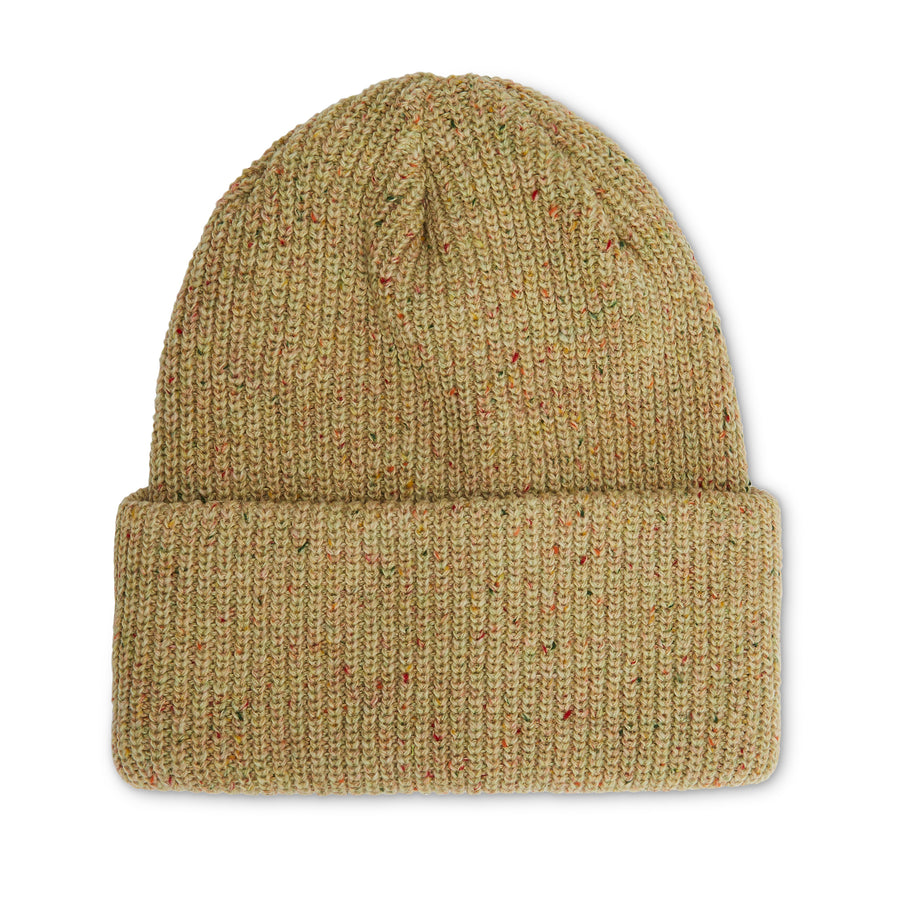 Pilgrim Surf + Supply Cashmere & Lambswool Blend Ribbed Hat - Moss