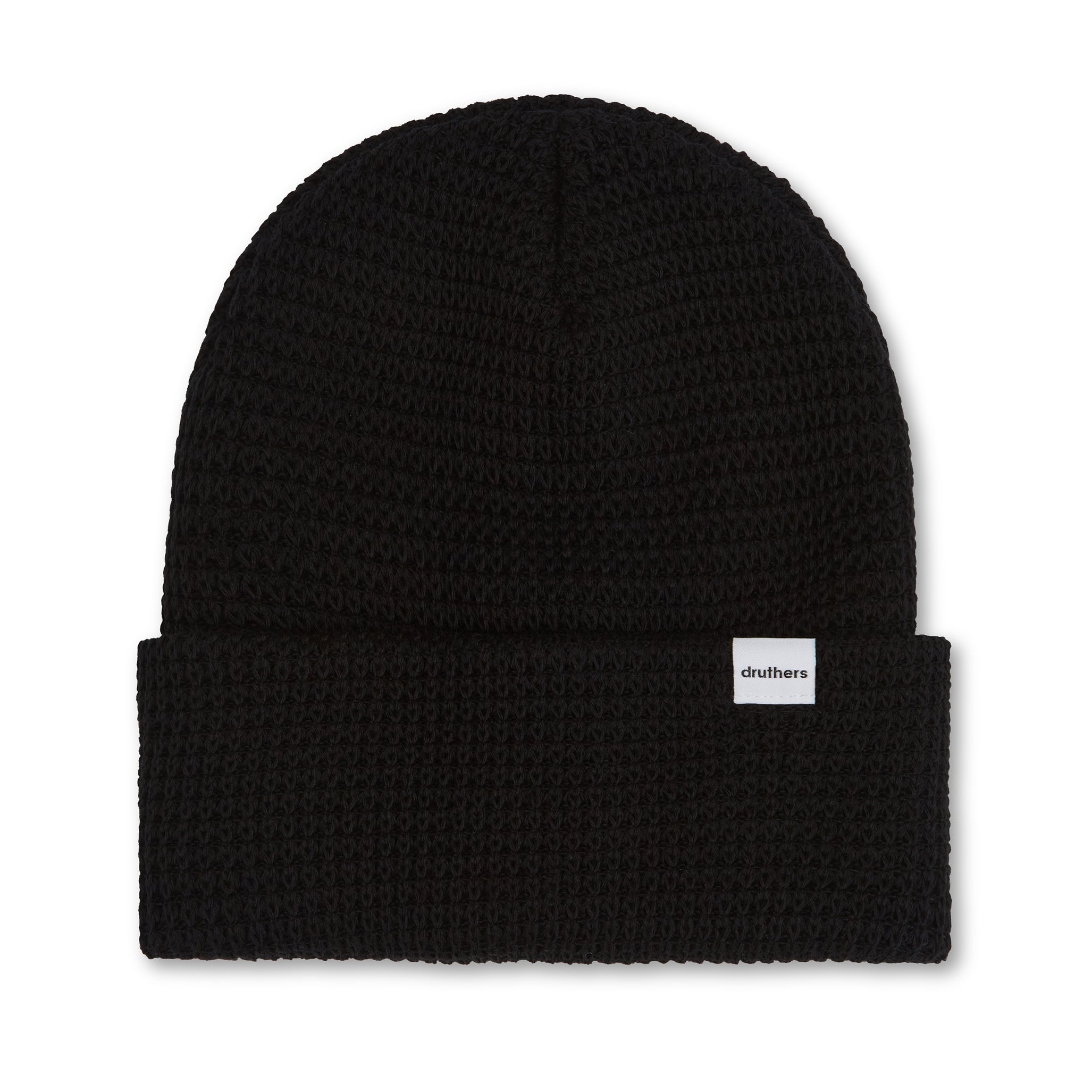 Organic Cotton Waffle Knit Beanie Druthers NYC