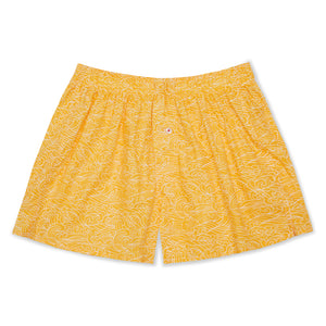 Organic Cotton Japanese Waves Boxer Shorts