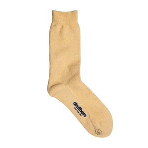 Organic Cotton Pique Knit Crew Sock