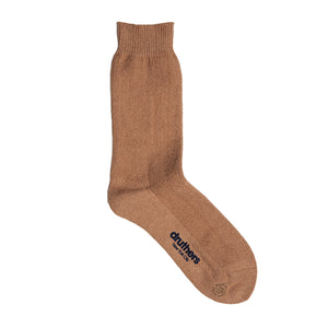 Organic Cotton Pique Knit Crew Sock