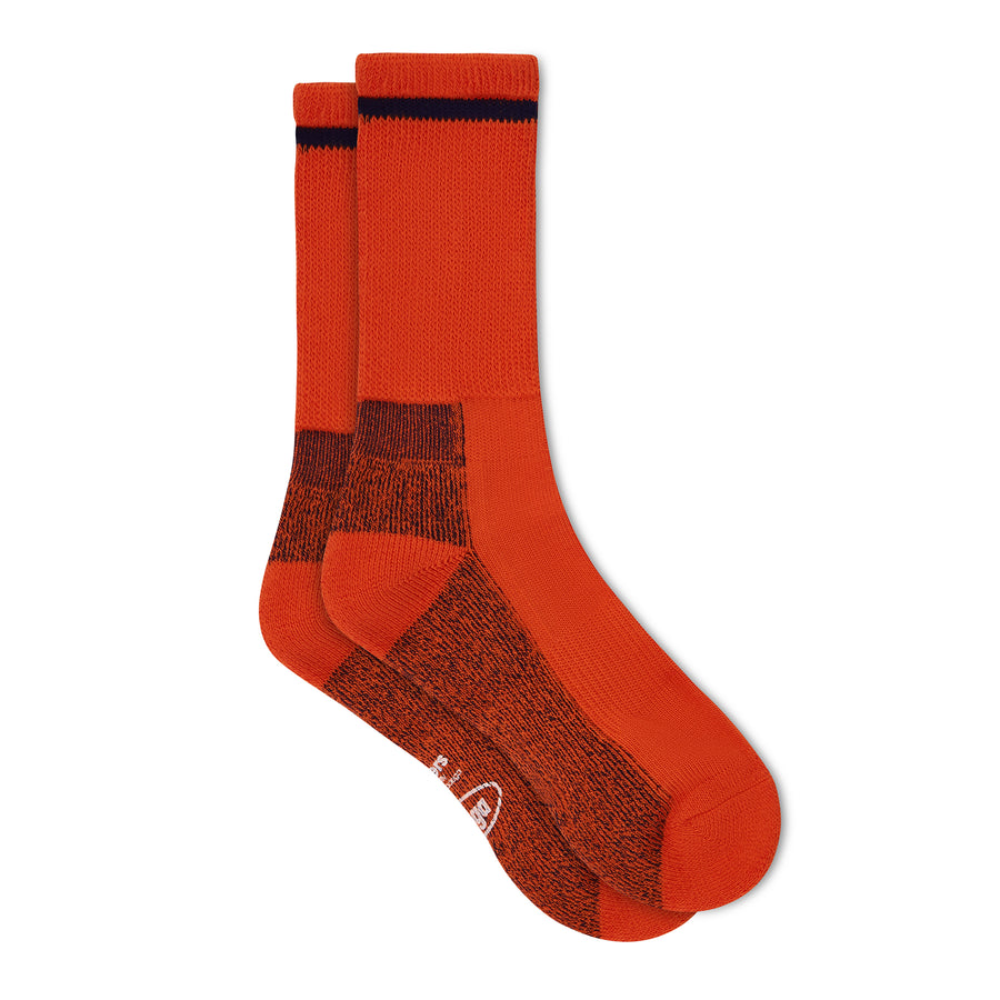 Bodega Organic Cotton Defender Boot Sock - Orange