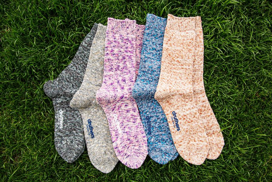 Recycled Cotton Mélange Crew Sock