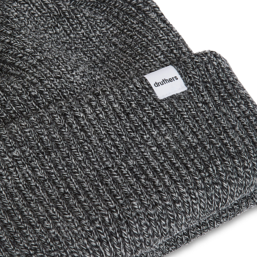 Merino Wool 1X1 Rib Knit Beanie