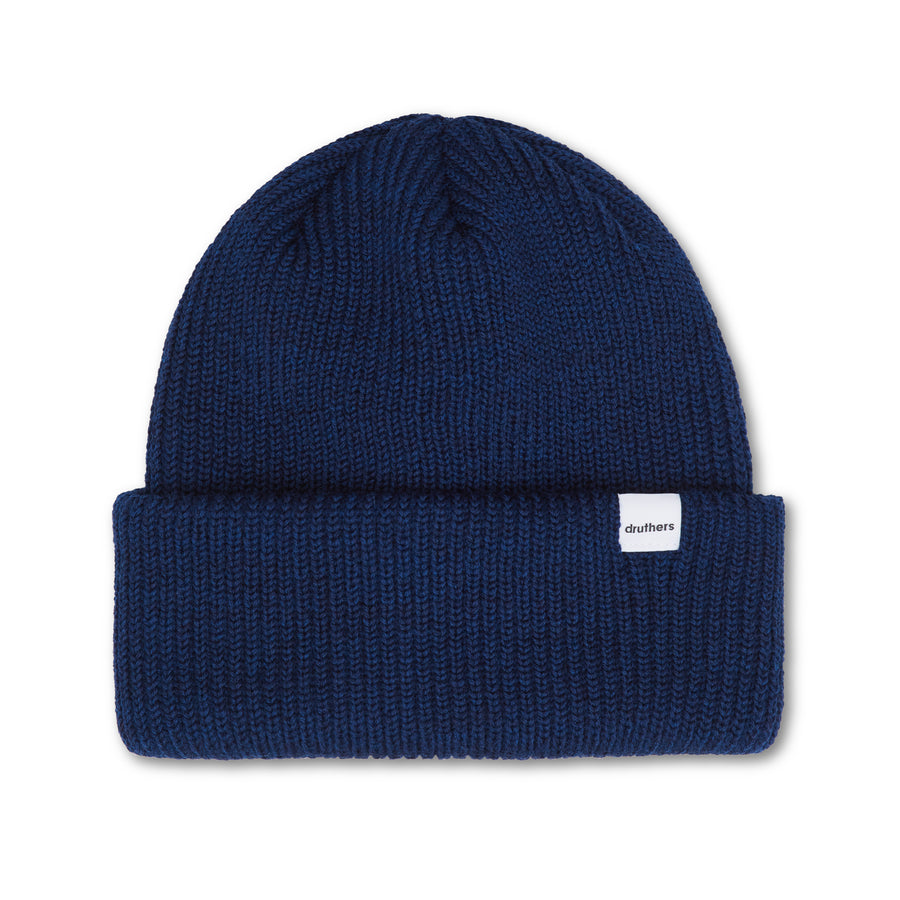 Merino Wool 1X1 Rib Knit Beanie