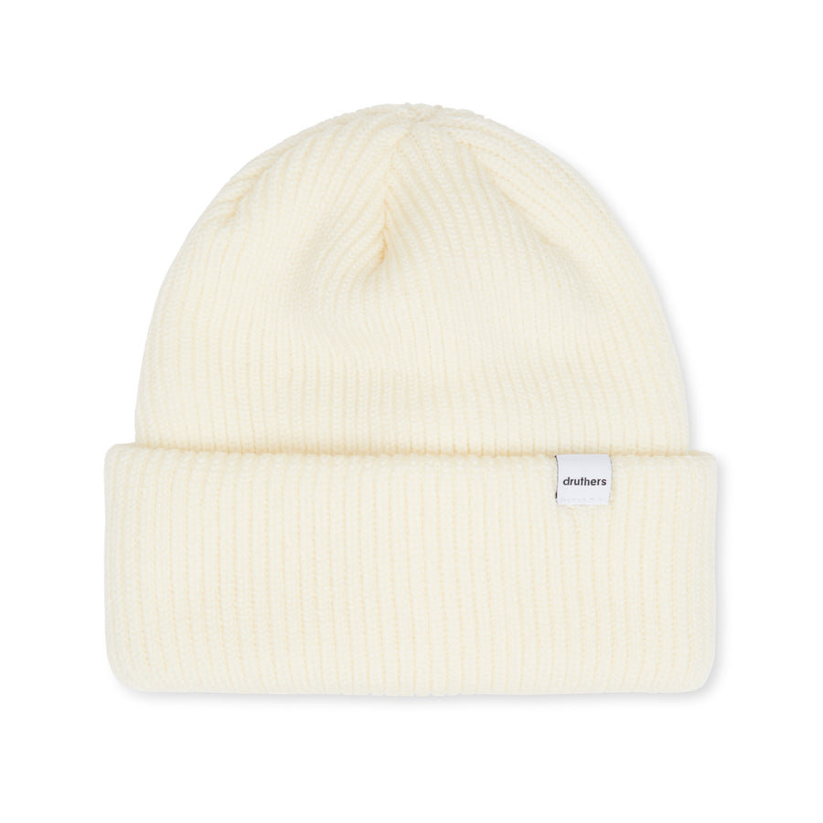 Merino Wool 1X1 Rib Knit Beanie