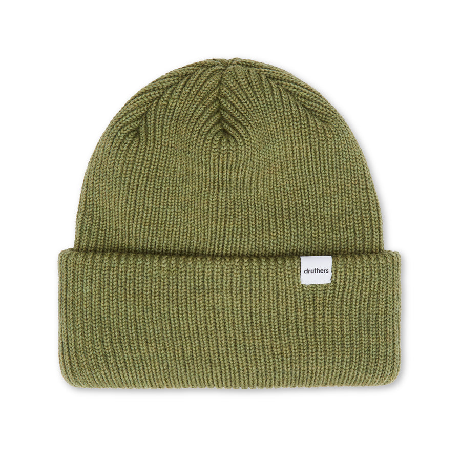 Merino Wool 1X1 Rib Knit Beanie