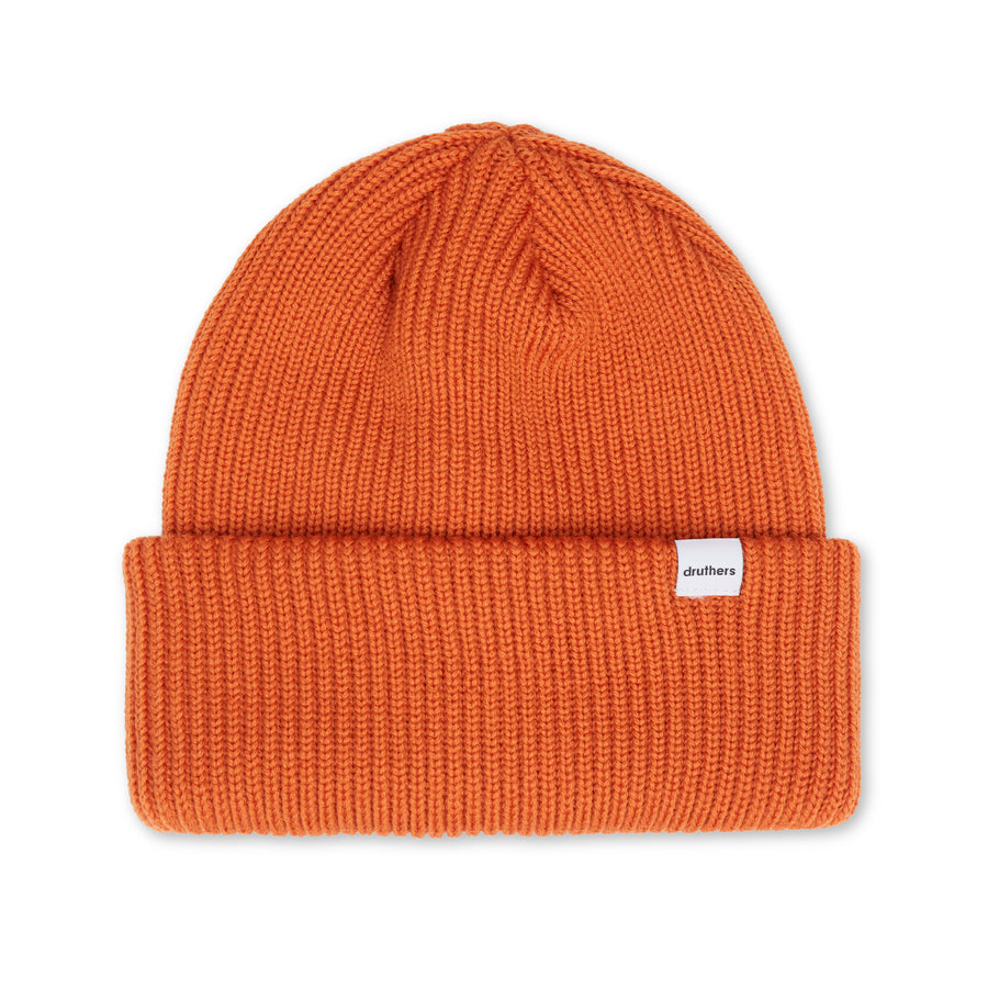 Merino Wool 1X1 Rib Knit Beanie