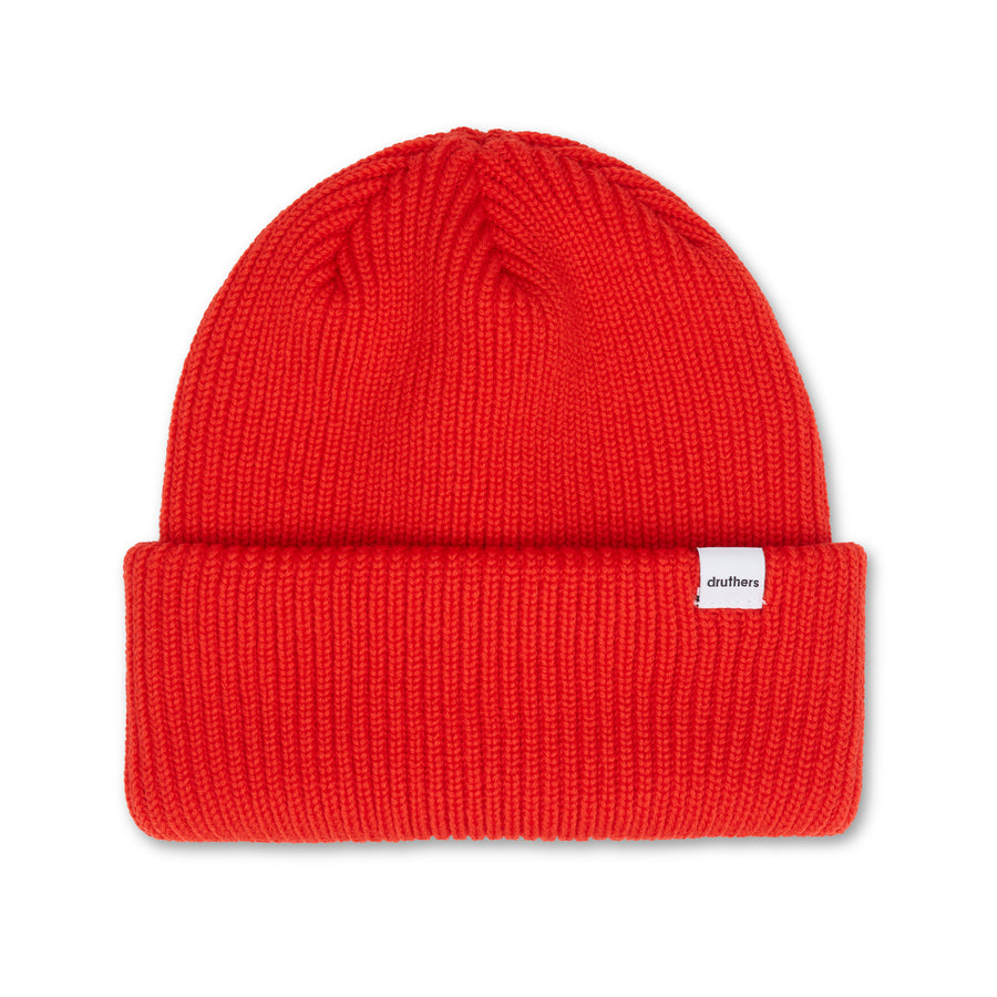 Merino Wool 1X1 Rib Knit Beanie