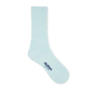 Organic Cotton Rib Slub Crew Sock