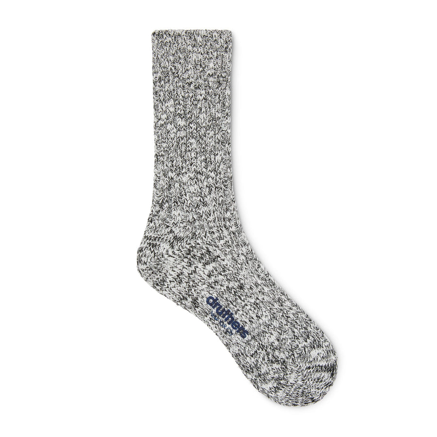 Organic Cotton OG Rib Slub Crew Sock