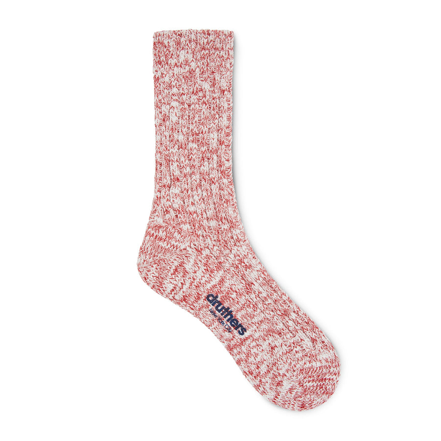 Organic Cotton OG Rib Slub Crew Sock